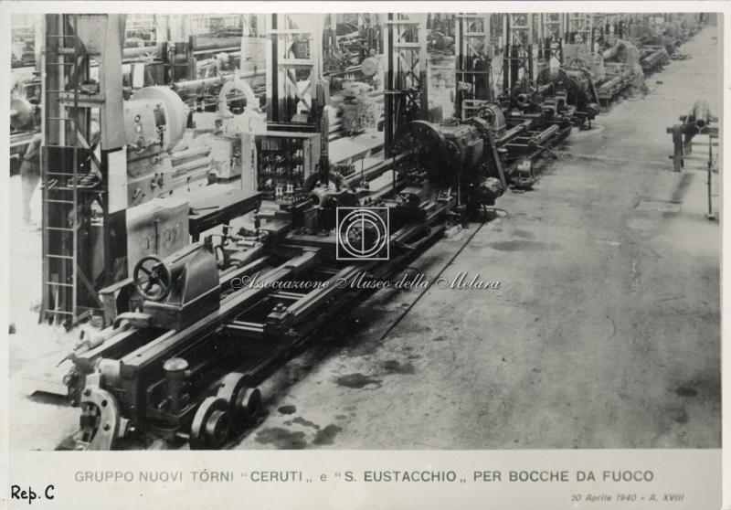 Rep C - Gruppo nuovi torni "Ceruti" e "S. Eustacchio" per bocche da fuoco
