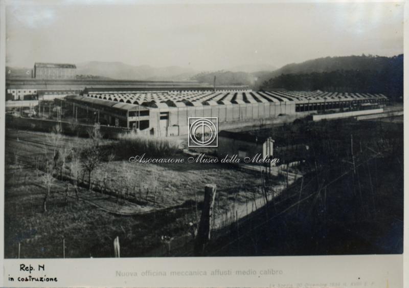 Rep N in costruzione - Nuova officina meccanica affusto di medio calibro