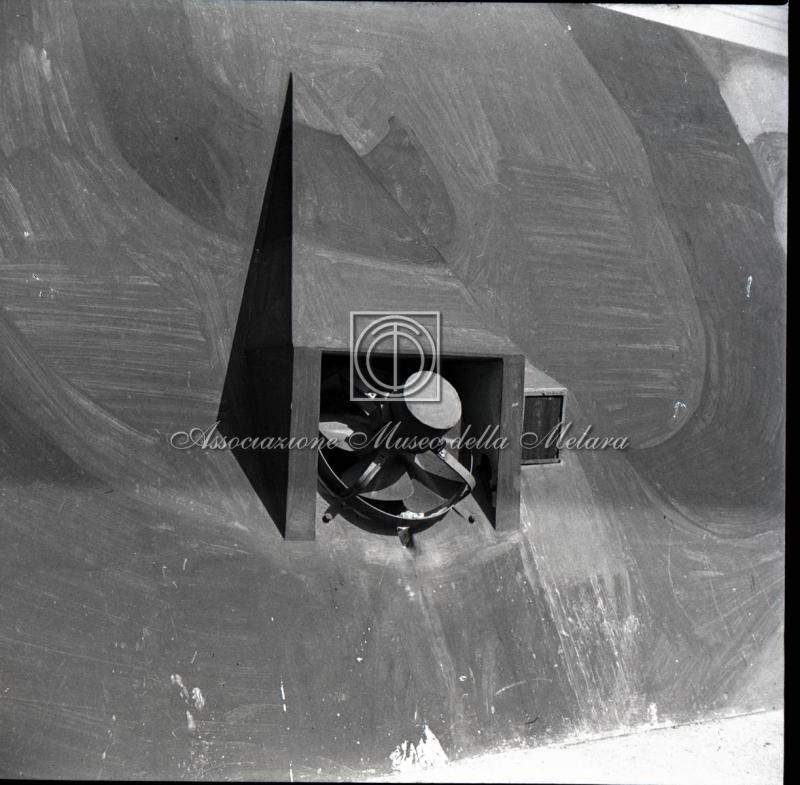 Presa d'aria del bunker con ventola