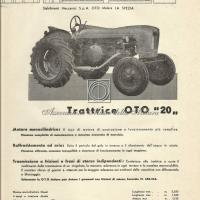 Trattrice OTO 20 - Scheda prodotto